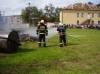 UKÁŽKA PRE ZÁKLADNÚ ŠKOLU 2006<br>Ukážka hasenia požiaru 2 prudmi C.<br>autor: DHZ NP