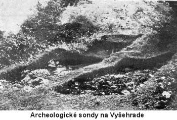 Archeologick sondy na Vyehrade